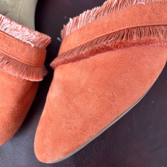 Birdies Ani fringe quilted mule flats. Size 8 - Picture 10 of 14